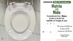 Abattant wc MADE pour NIDO/HATRIA modèle. SOFT CLOSE. PLUS Quality. Duroplast