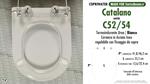 Abattant wc MADE pour C 52/54/CATALANO modèle. PLUS Quality. Duroplast