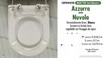 Abattant wc MADE pour NUVOLA/AZZURRA modèle. PLUS Quality. Duroplast