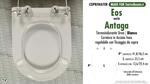 WC-Seat MADE for wc ANTAGA/EOS model. PLUS Quality. Duroplast
