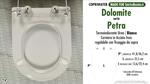 WC-Seat MADE for wc PETRA/DOLOMITE model. PLUS Quality. Duroplast