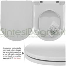 WC-Sitz MADE für wc GEA/DELTA Modell. SOFT CLOSE. PLUS Quality. Duroplast