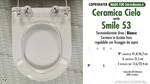WC-Seat MADE for wc SMILE 53/CIELO model. SOFT CLOSE. PLUS Quality. Duroplast