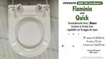 WC-Seat MADE for wc QUICK/FLAMINIA model. PLUS Quality. Duroplast
