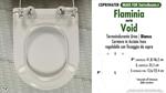 WC-Seat MADE for wc VOID/FLAMINIA model. PLUS Quality. Duroplast