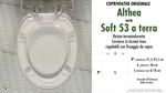 WC-Seat SOFT 53 A TERRA/ALTHEA model. Type ORIGINAL. Thermosetting