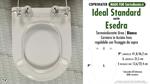 WC-Seat MADE for wc ESEDRA/IDEAL STANDARD model. PLUS Quality. Duroplast