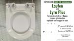 Abattant wc MADE pour LYRA PLUS/LAUFEN modèle. PLUS Quality. Duroplast