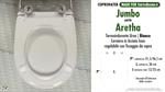 WC-Seat MADE for wc ARETHA/JUMBO model. PLUS Quality. Duroplast