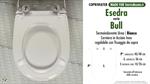 WC-Sitz MADE für wc BULL/ESEDRA Modell. SOFT CLOSE. PLUS Quality. Duroplast