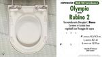 WC-Sitz MADE für wc RUBINO 2/OLYMPIA Modell. Typ GEWIDMETER. Duroplast