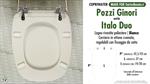 WC-Sitz MADE für wc ITALO DUO/POZZI GINORI Modell. Typ GEWIDMETER