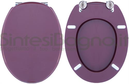 WC-Seat MADE for wc ELLISSE/IDEAL STANDARD Model. POMEGRANATE. Type DEDICATED