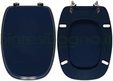 WC-Seat MADE for wc ITALO/POZZI GINORI Model. NAVY BLUE. Type DEDICATED