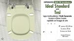 WC-Seat MADE for wc TESI/IDEAL STANDARD Model. WHISPERED GREEN. Type DEDICATED
