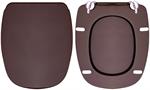 WC-Seat MADE for wc ITALO DUO/POZZI GINORI Model. BROWN. Type DEDICATED