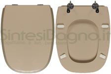 WC-Seat MADE for wc SQUARE POZZI GINORI Model. PINK EAST. Type DEDICATED
