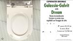 WC-Sitz DREAM/GALASSIA-GALVIT Modell. Typ ORIGINAL. Duroplast