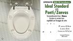 WC-Seat MADE for wc PONTI/ZANVAS IF3157-IF3158 IDEAL STANDARD model