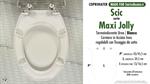 WC-Seat MADE for wc MAXI JOLLY SCIC model. Type DEDICATED. Cheap