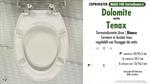 WC-Seat MADE for wc TENAX DOLOMITE model. Type DEDICATED. Cheap