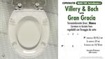 WC-Seat MADE for wc GRAN GRACIA VILLEROY&BOCH model. Type DEDICATED. Cheap