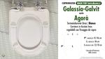 Abattant wc MADE pour AGORA' GALASSIA-GALVIT modèle. Type DÉDIÉ. Économique