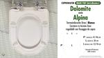 Abattant wc MADE pour ALPINA DOLOMITE modèle. Type DÉDIÉ. Économique
