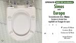 WC-Seat MADE for wc EUROPA SIMAS model. Type DEDICATED. Cheap