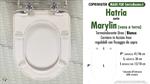 Abattant wc MADE pour MARYLIN (VASO A TERRA) HATRIA modèle. Type DÉDIÉ