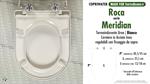 WC-Seat MADE for wc MERIDIAN ROCA model. Type DEDICATED. Cheap