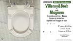 WC-Seat MADE for wc MAGNUM VILLEROY&BOCH model. SOFT CLOSE. Type DEDICATED