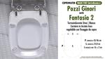 WC-Seat MADE for wc FANTASIA 2 POZZI GINORI model. Type DEDICATED. Cheap