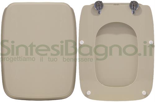 Abattant wc MADE pour ALFANA SIMI-TENAX modèle. CHAMPAGNE. Type DÉDIÉ