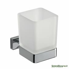 Wall-mounted tumbler holder. Bathroom accessories INDA/LEA Series