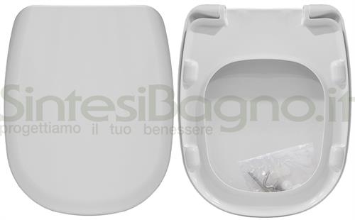 WC-Seat MADE for wc TESI IDEAL STANDARD model. Type DEDICATED. Duroplast
