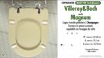WC-Seat MADE for wc MAGNUM VILLEROY&BOCH Model. CHAMPAGNE. Type DEDICATED