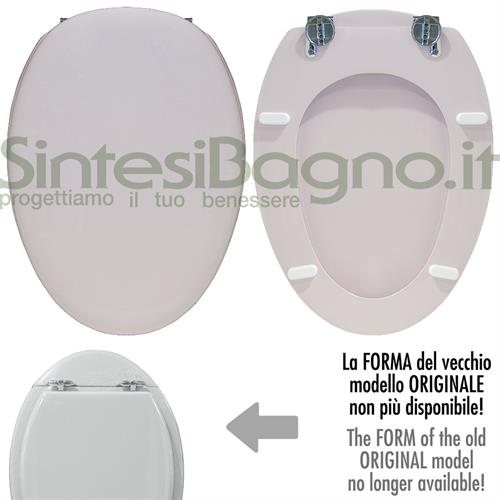 WC-Seat MADE for wc SPAZIO SCALA Model. WHISPERED PINK. Type DEDICATED