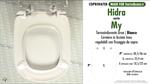 Abattant wc MADE pour MY/HIDRA modèle. PLUS Quality. Duroplast