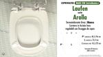 Abattant wc MADE pour AROLLA/LAUFEN-DURAVIT modèle. PLUS Quality. Duroplast
