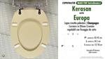 WC-Seat MADE for wc EUROPA KERASAN Model. CHAMPAGNE. Type DEDICATED