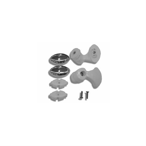 R07STR1-30. SET OF WHEELS AND SUPPORTS FOR STAR R (C. Novellini shower box parts