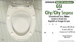Abattant wc MADE pour CITY GSI modèle. PLUS Quality. Duroplast