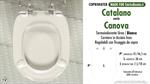 WC-Seat MADE for wc CANOVA CATALANO model. PLUS Quality. Duroplast