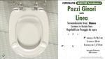 WC-Sitz MADE für wc LINEA POZZI GINORI Modell. PLUS Quality. Duroplast