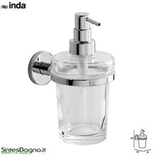 Wall-mounted soap dispenser. Bathroom accessories INDA/ONE Series