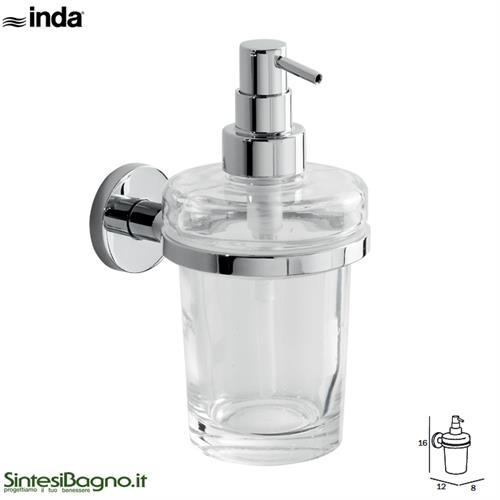 Wall-mounted soap dispenser. Bathroom accessories INDA/ONE Series