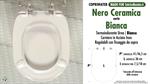Abattant wc MADE pour BIANCA NERO CERAMICA modèle. PLUS Quality. Duroplast