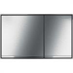 Geberit flush plate Sigma60. Chrome-plated, brushed. Gloss chrome-plated