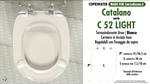 WC-Seat MADE for wc C 52 LIGHT CATALANO model. PLUS Quality. Duroplast
